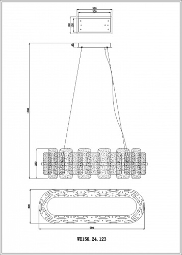 Подвесной светильник Wertmark Nelly WE158.24.123 в Нижнем Новгороде фото 2