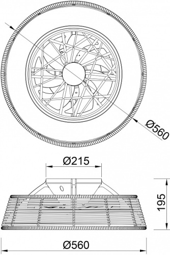 Светильник с вентилятором Mantra (люстры-вентиляторы) Indonesia 8225 в Нижнем Новгороде фото 2