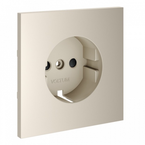 Накладка для розетки с заземлением и со шторками Voltum S70 VLS000703 в Нижнем Новгороде фото 3