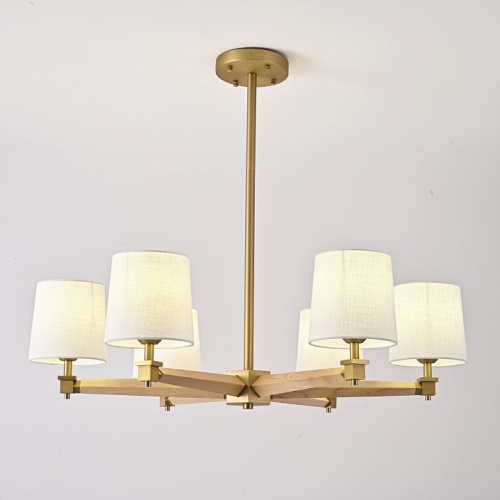 Люстра на штанге Imperiumloft Jorgenson White/Light wood STAVRA01 в Нижнем Новгороде фото 11