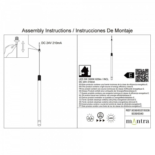 Подвесной светильник Mantra Moana 9337 в Нижнем Новгороде фото 4