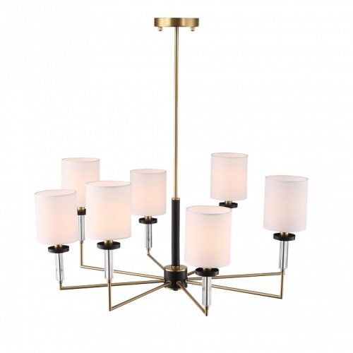 Люстра на штанге ST-Luce BLACK+BRASS SL1404.303.08 в Нижнем Новгороде фото 7