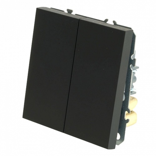 Выключатель двухклавишный без рамки Stekker Эмили 49840 в Нижнем Новгороде фото 5