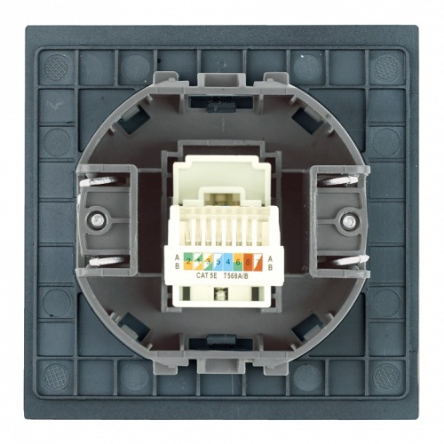 Розетка Ethernet RJ-45 без рамки Stekker Мия 50450 в Нижнем Новгороде фото 5