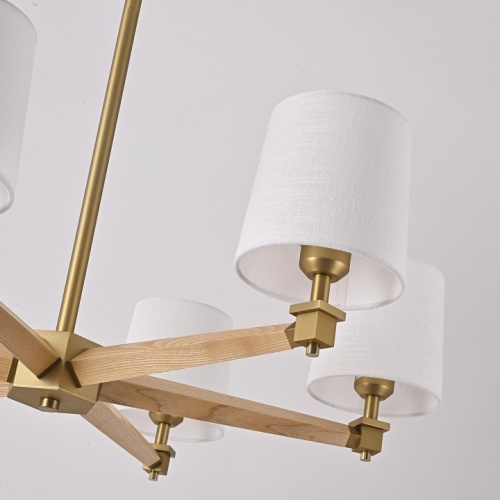 Люстра на штанге Imperiumloft Jorgenson White/Light wood STAVRA01 в Нижнем Новгороде фото 13