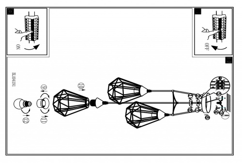 Подвесной светильник Eglo Tarbes 94191 в Нижнем Новгороде фото 3