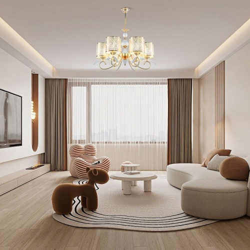 Подвесная люстра Arte Milano Florentia-9787 309787/6 Wh/Gd в Нижнем Новгороде фото 4