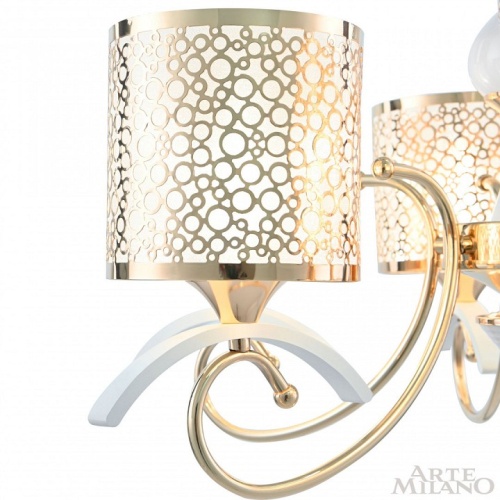 Подвесная люстра Arte Milano Florentia-9787 309787/6 Wh/Gd в Нижнем Новгороде фото 3