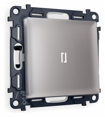 Выключатель одноклавишный с подсветкой без рамки Ambrella Volt ALFA MA502015 в Нижнем Новгороде