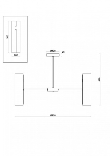 Люстра на штанге Freya Fiore FR5368CL-14BS в Нижнем Новгороде фото 2