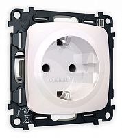 Розетка с заземлением и со шторкой, без рамки Ambrella Volt OMEGA MO207010 в Нижнем Новгороде