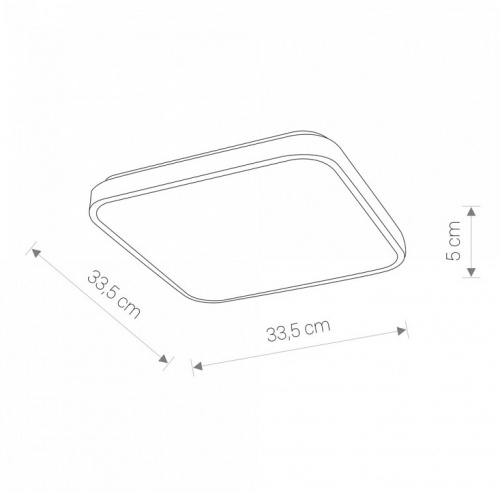Накладной светильник Nowodvorski Agnes Square Led 8138 в Новороссийске фото 2