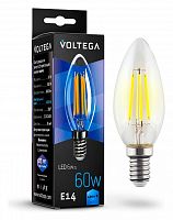 Лампа светодиодная Voltega Crystal E14 6Вт 4000K 7020 в Тюмени