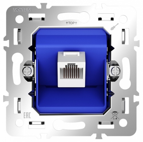 Механизм розетки Ethernet RJ-45 Voltum S70 VLS0601M в Нижнем Новгороде