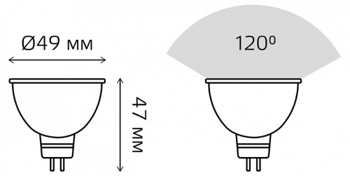 Лампа светодиодная Gauss Led Elementary MR16 GU5.3 3.5Вт 3000K 13514 в Нижнем Новгороде фото 3