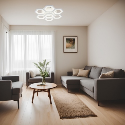 Потолочная люстра Escada Hexagon 10204/7LED в Нижнем Новгороде фото 3