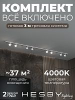 Комплект трековый Hesby Lighting Skylite №13 HSBL_kompl_S013_NI3W4K в Нижнем Новгороде