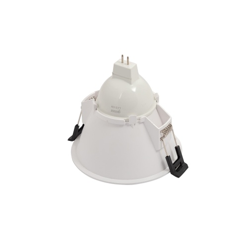 DK3026-WH Встраиваемый светильник, IP 20, 10 Вт, GU5.3, LED, белый, пластик в Городце фото 7