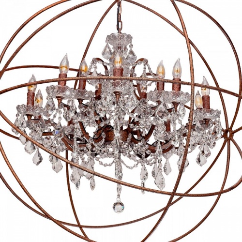 Подвесная люстра Loft it Foucaults Orb Crystal LOFT1897/15 в Йошкар-Оле фото 2