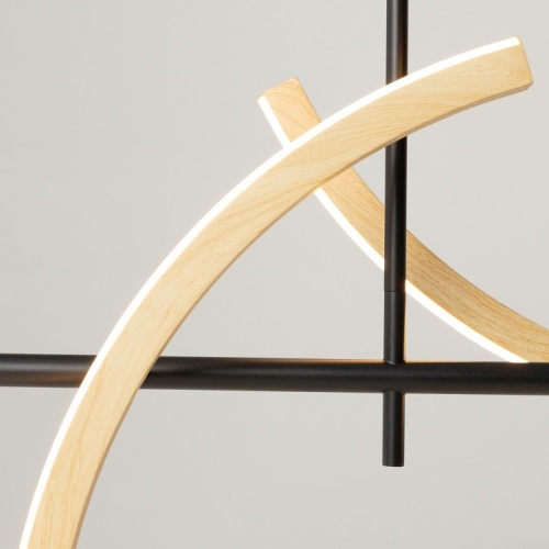 Люстра на штанге Maytoni Wabi MOD428PL-L27BK в Нижнем Новгороде фото 9