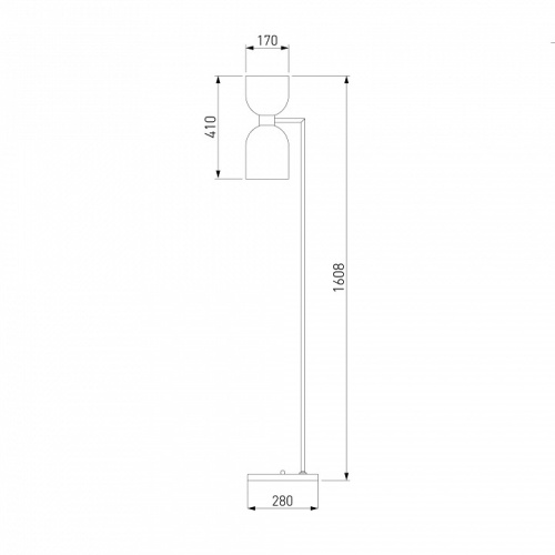 Торшер Eurosvet Tandem 01085/2 в Нижнем Новгороде фото 2