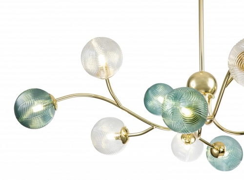 Люстра на штанге Indigo Selva 11032/12R Gold в Нижнем Новгороде фото 2