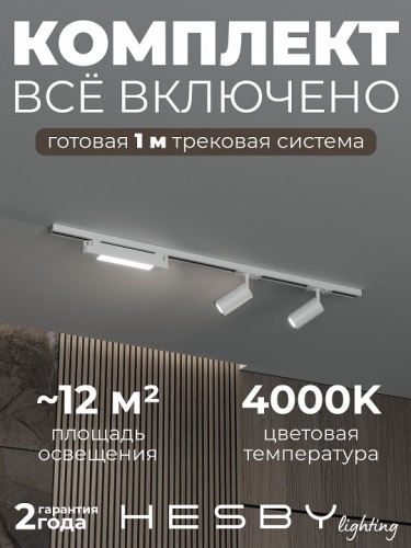 Комплект трековый Hesby Lighting Skylite №5 HSBL_kompl_S005_NI1W4K в Нижнем Новгороде