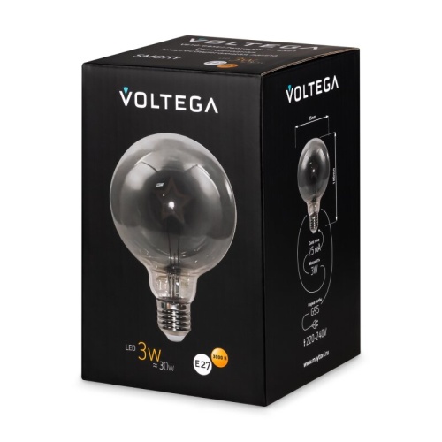 Лампа светодиодная Voltega 271 E27 3Вт 3000K 8521 в Нижнем Новгороде фото 7