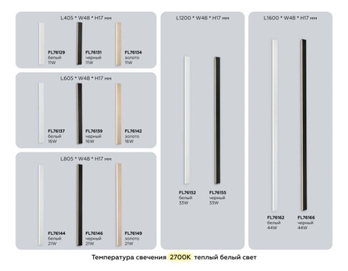 Накладной светильник Ambrella Light FL FL76166 в Нижнем Новгороде фото 5