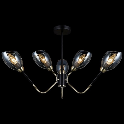 Люстра на штанге ILLUMICO  IL9960-6CSQ-79 BK AB в Нижнем Новгороде