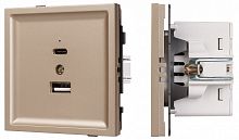 Розетка 2хUSB type A и C без рамки Arlight SCT-TENDO 054097 в Нижнем Новгороде