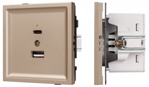 Розетка 2хUSB type A и C без рамки Arlight SCT-TENDO 054097 в Нижнем Новгороде
