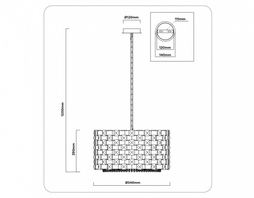 Подвесной светильник Ambrella Light LH LH41001 в Нижнем Новгороде фото 5