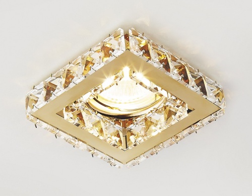 Встраиваемый светильник Ambrella Light Crystal K110 K110 CL/G в Нижнем Новгороде фото 2