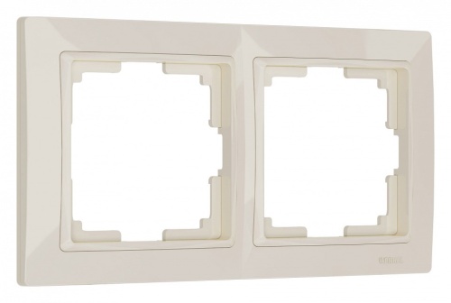 Рамка на 2 поста Werkel Snabb Basic (слоновая кость) W0022003 в Нижнем Новгороде
