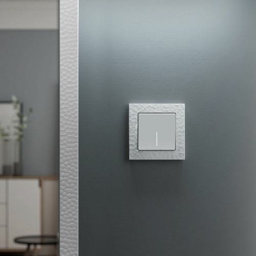 Выключатель одноклавишный с подсветкой без рамки Werkel белый матовый W1110161 в Нижнем Новгороде фото 4