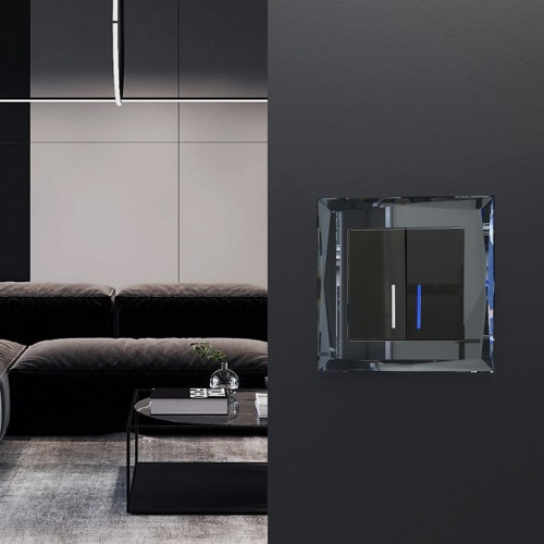 Рамка на 1 пост Werkel Diamant (черный) W0011208 в Нижнем Новгороде фото 2