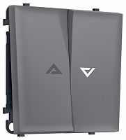 Выключатель самовозвратный двухклавишный с подсветкой, без рамки Ambrella Volt MS MS864455 в Нижнем Новгороде