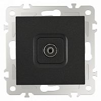 ТВ-розетка без рамки Arte Milano am-206 206.43-1.black в Нижнем Новгороде