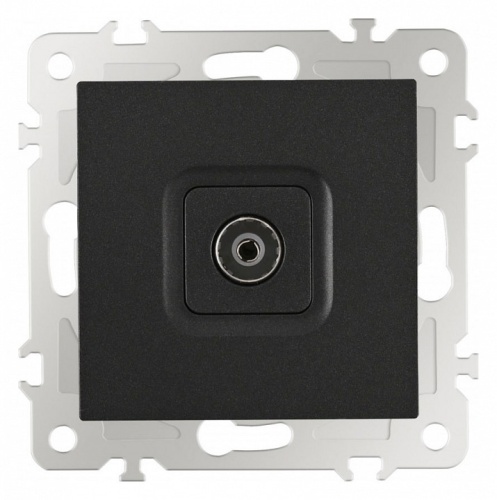 ТВ-розетка без рамки Arte Milano am-206 206.43-1.black в Нижнем Новгороде