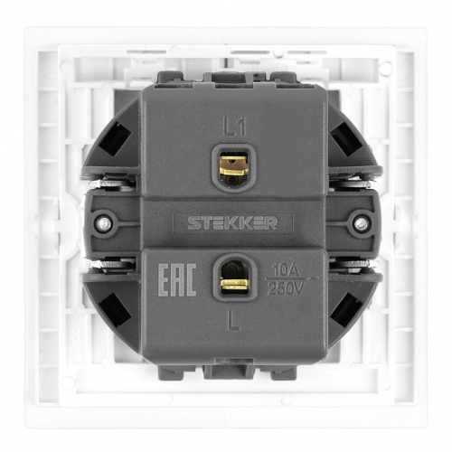 Выключатель одноклавишный без рамки Stekker Мия 50572 в Нижнем Новгороде фото 5