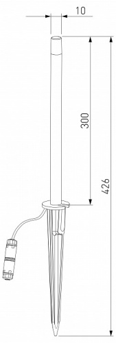Наземный низкий светильник Elektrostandard Lumos a066688 в Нижнем Новгороде фото 2