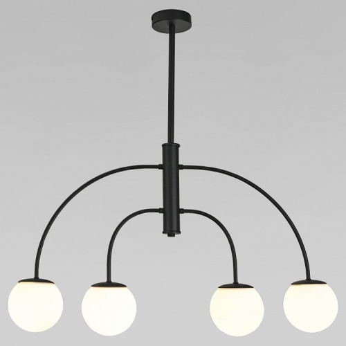 Люстра на штанге Eurosvet Cenacolo 30179/4 черный в Нижнем Новгороде