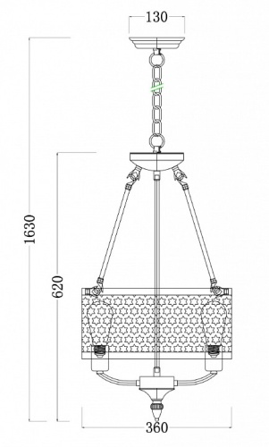 Подвесной светильник Freya Conte FR4166-PL-03C-BL в Нижнем Новгороде фото 5