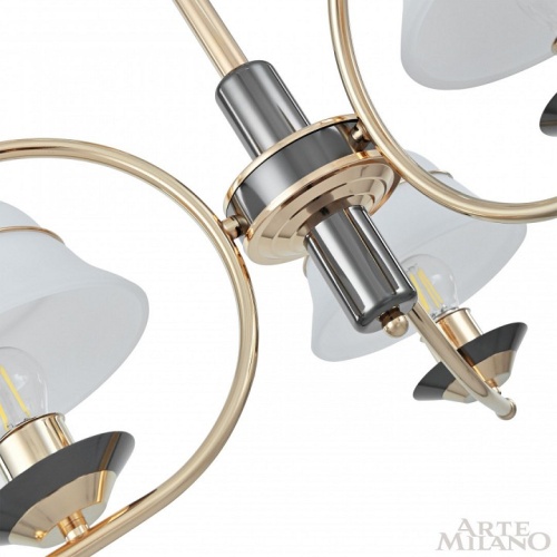 Подвесная люстра Arte Milano Florentia-1240 301240/3 Bk/Gd в Нижнем Новгороде фото 4