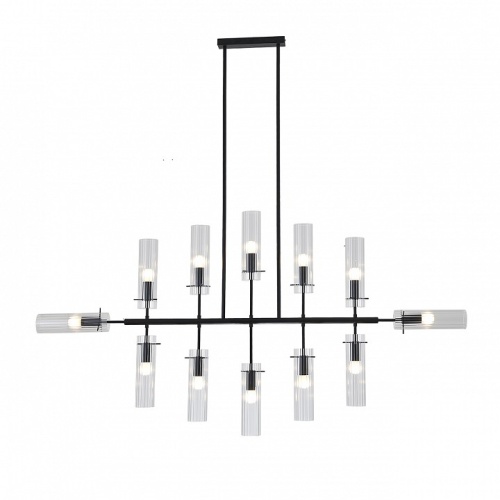 Люстра на штанге Indigo Saetta 11053/12R Black в Нижнем Новгороде фото 5