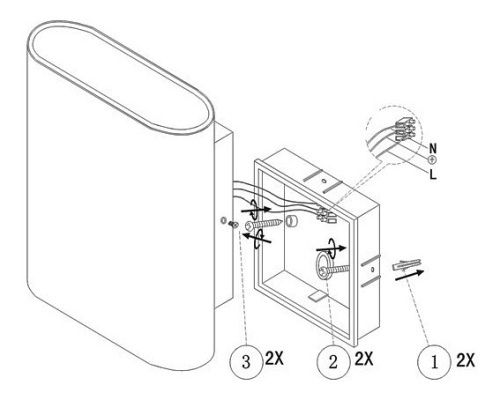 Накладной светильник Globo Agam 3419 в Нижнем Новгороде фото 2