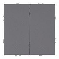 Переключатель двухклавишный без рамки Stekker Эмили 50241 в Нижнем Новгороде