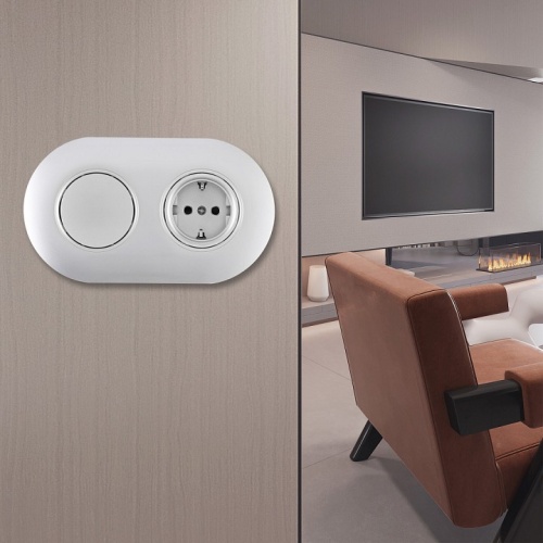 Блок с выключателями одноклавишными влагозащищенными Arte Milano SET08-2 SET08-2-40-1-30-1 silver в Нижнем Новгороде фото 2