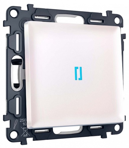 Выключатель самовозвратный одноклавишный с подсветкой, без рамки Ambrella Volt MA MA202060 в Нижнем Новгороде